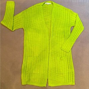 Lime Green Cleo Cardigan